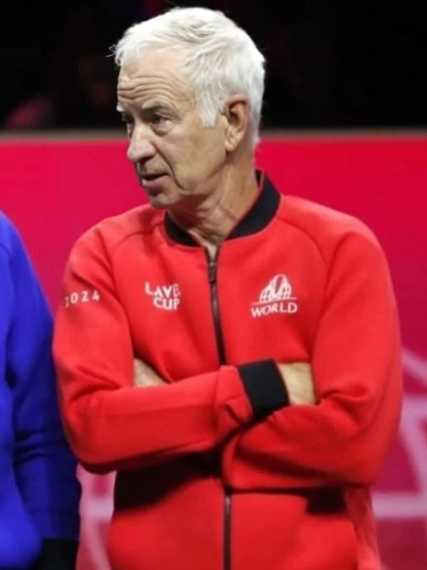 Laver Cup Berlin 2024 Team World Red Zip up Jacket