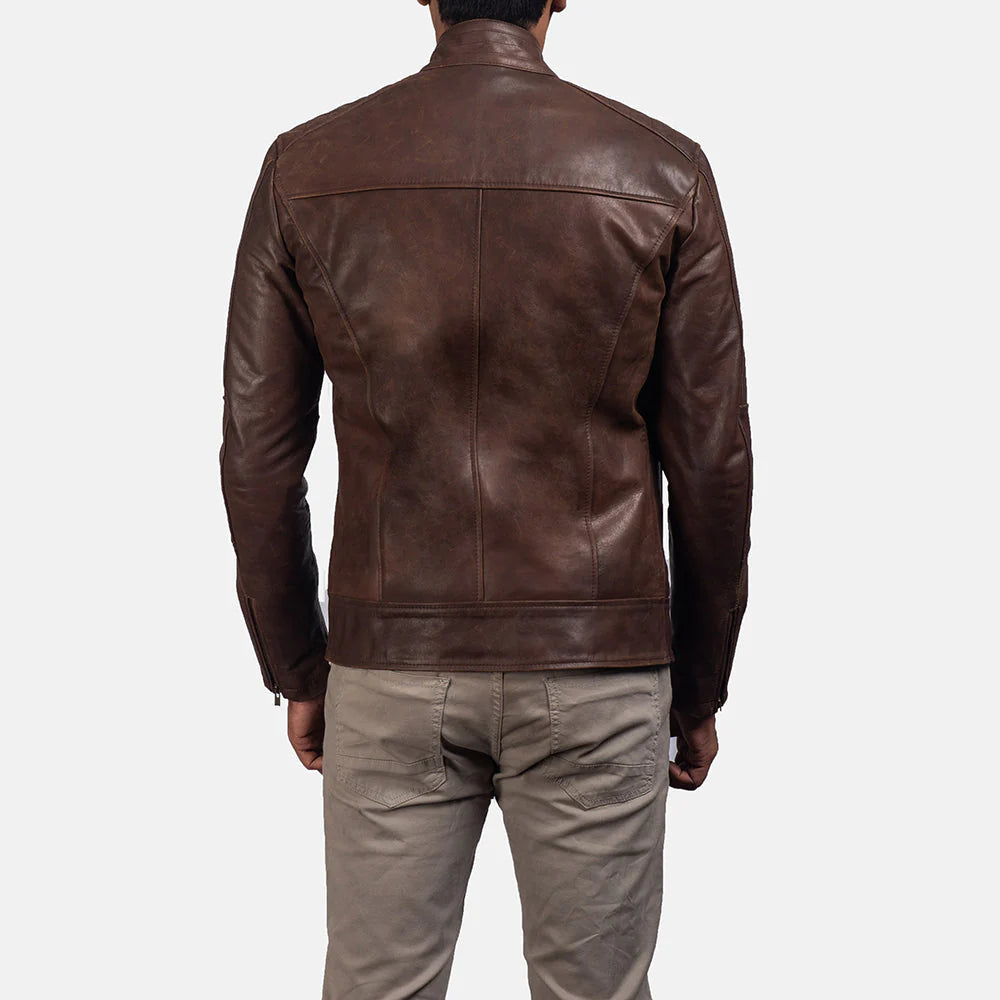 Leather jacket for men