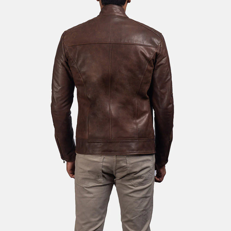 Leather jacket for men
