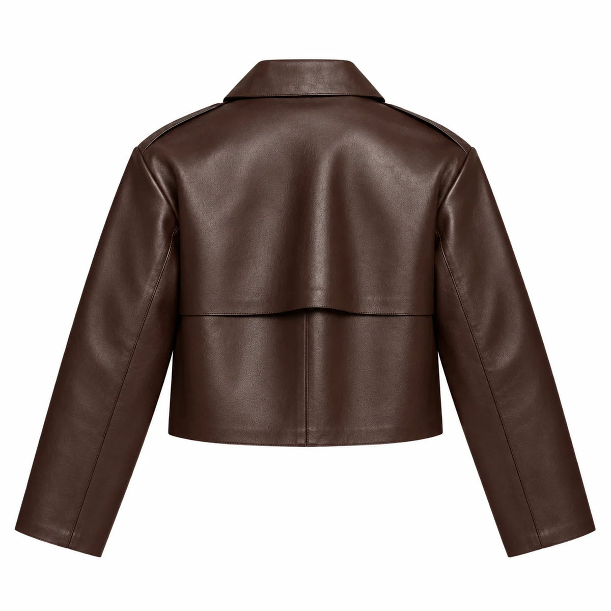 Women's Chocolate Brown Leather Jacket